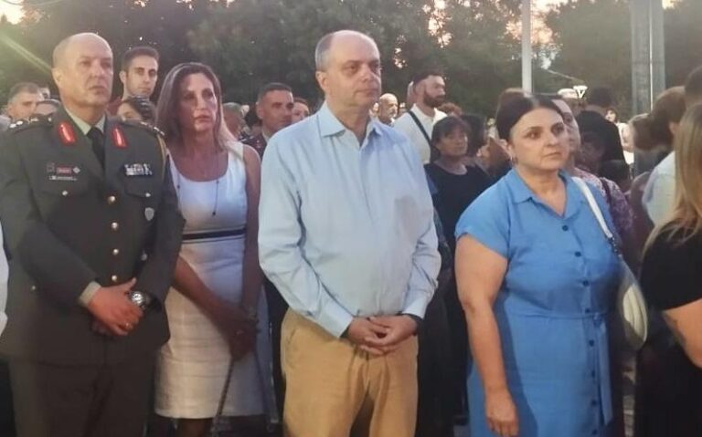 Στον Πανηγυρικό Εσπερινό στην εκκλησία του Αγιου Παΐσιου στον Αμπελώνα ο Χρ. Καπετάνος