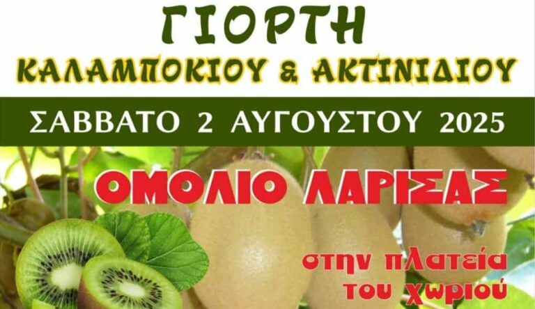 Γιορτή Καλαμποκιού και Ακτινιδίου στο Ομόλιο