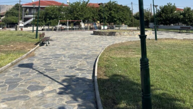 Σε εξέλιξη σημαντικές παρεμβάσεις του Δήμου Τυρνάβου σε Δένδρα, Πλατανούλια και Αγία Σοφία