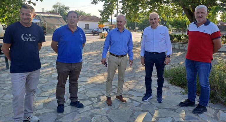 Επίσκεψη του Προέδρου του Πράσινου Ταμείου στον Δήμο Τεμπών
