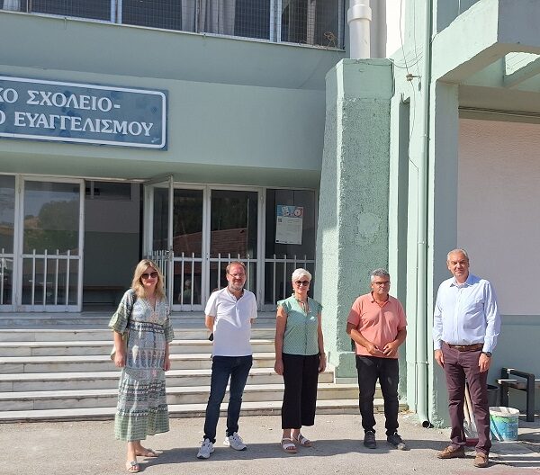 Προχωρά η συντήρηση του Δημοτικού Σχολείου και Νηπιαγωγείου Ευαγγελισμού