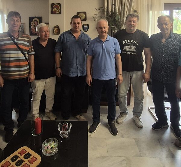 Με το νέο Δ.Σ. του Εξωραϊστικού Συλλόγου Μεσαγγάλων συναντήθηκε ο Γ. Μανώλης