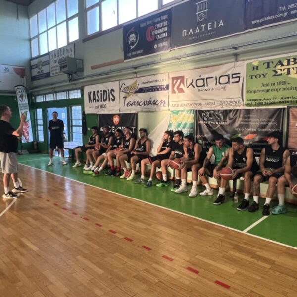 Με αισιοδοξία η πρώτη της ομάδας μπάσκετ του Γυμναστικού Συλλόγου Αμπελώνα