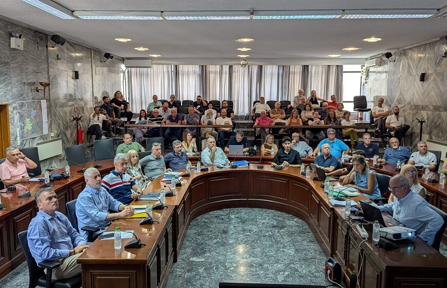 Παρουσιάστηκαν τα εναλλακτικά σενάρια χωρικής ανάπτυξης του 1ου σταδίου εκπόνησης της Μελέτης του ΤΠΣ δήμου Λαρισαίων