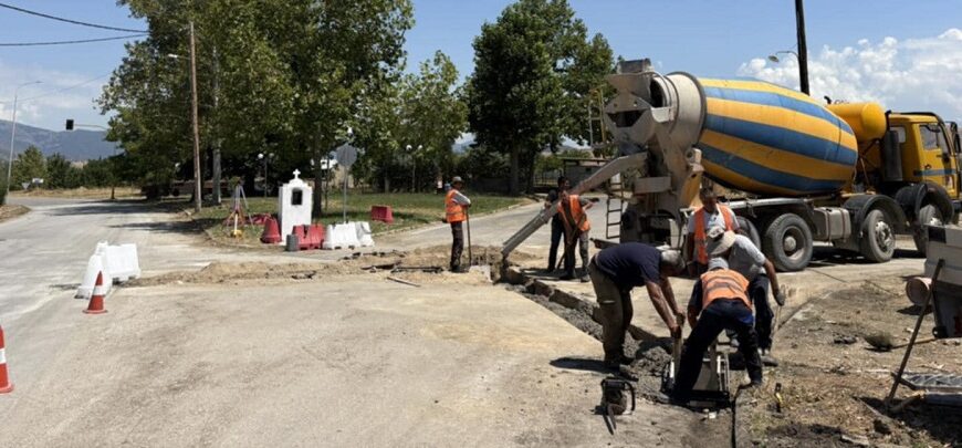 Έργα συλλογής ομβρίων στον Βρυότοπο