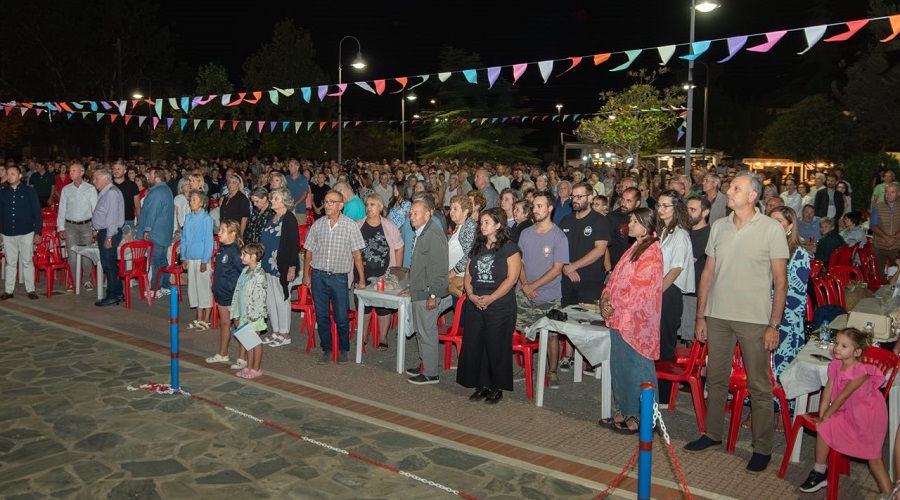 Τελετή λήξης της 8ης Χορευτικής Συνάντησης Πολιτισμών στη Χάλκη του Δήμου Κιλελέρ