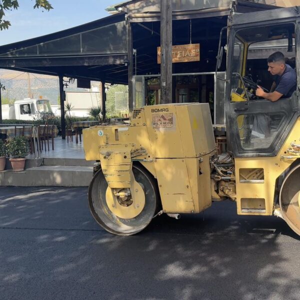Ασφαλτοστρώσεις στην Κοινότητα Αργυροπουλίου