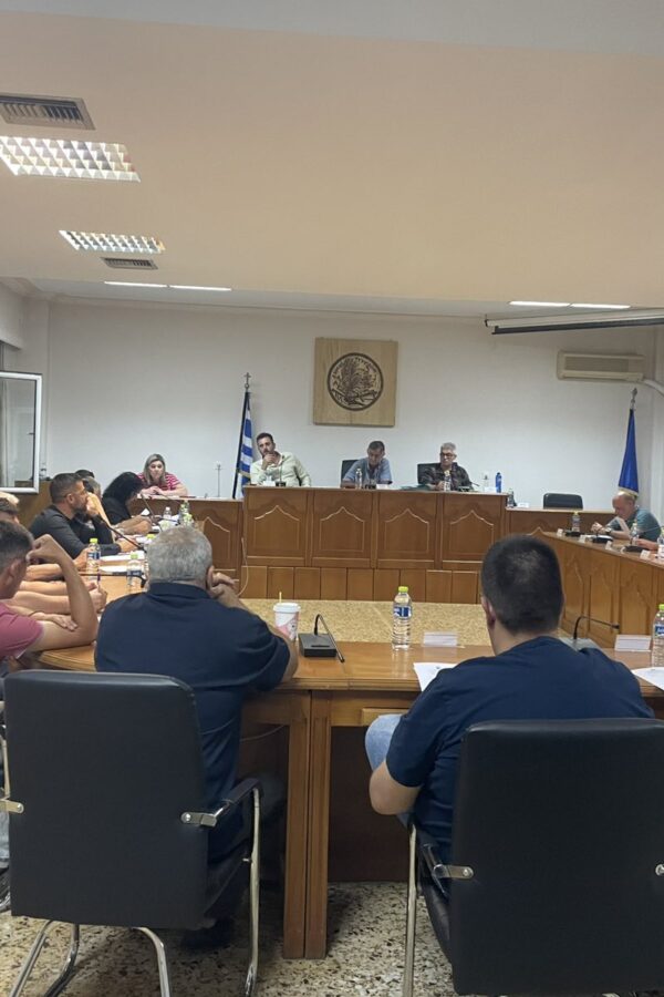 Συνεδρίαση λογοδοσίας της δημοτικής αρχής του δήμου Τυρνάβου