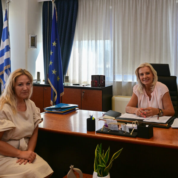 Συνάντηση της Γ.Γ. Αποκεντρωμένης με την Πρόεδρο του ΤΕΕ Μαγνησίας