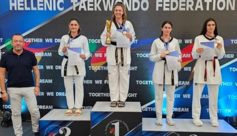 Πρωταθλήτρια Ελλάδας η Ειρήνη Ντόβα του Α.Ο. ΤΑΕΚΒΟΝΤΟ Αμπελώνα «Ευ Ζην»