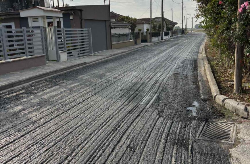 Αμεσο προγραμματισμό συνδέσεων με δίκτυα αποχέτευσης και φυσικού αερίου λόγω ασφαλτοστρώσεων ζητά ο δήμος Τυρνάβου