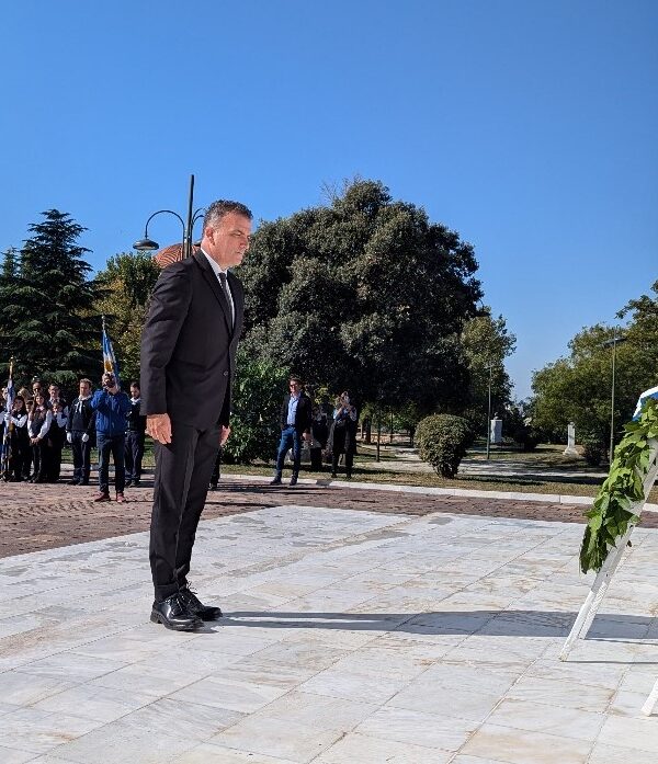 Το μήνυμα του δημάρχου Λαρισαίων, Θ. Μαμάκου, για την επέτειο Απελευθέρωσης της Λάρισας