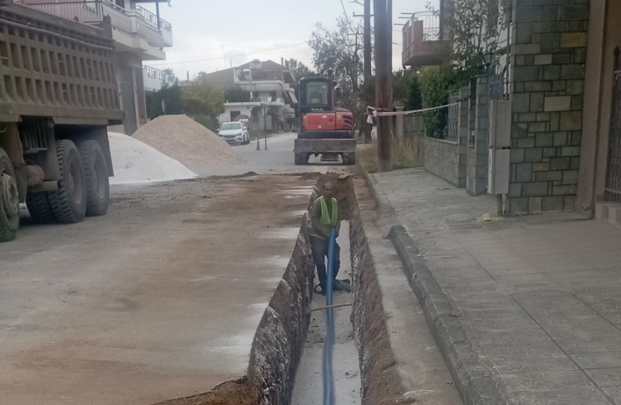 Εργασίες της ΔΕΥΑΛ για αντικατάσταση αγωγών ύδρευσης στη Γιάννουλη
