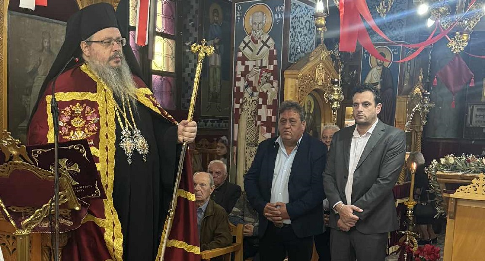 Στις θρησκευτικές εκδηλώσεις για τον Αγιο Δημήτριο σε Δελέρια και Μαυρόλιθο ο δήμαρχος Τυρνάβου