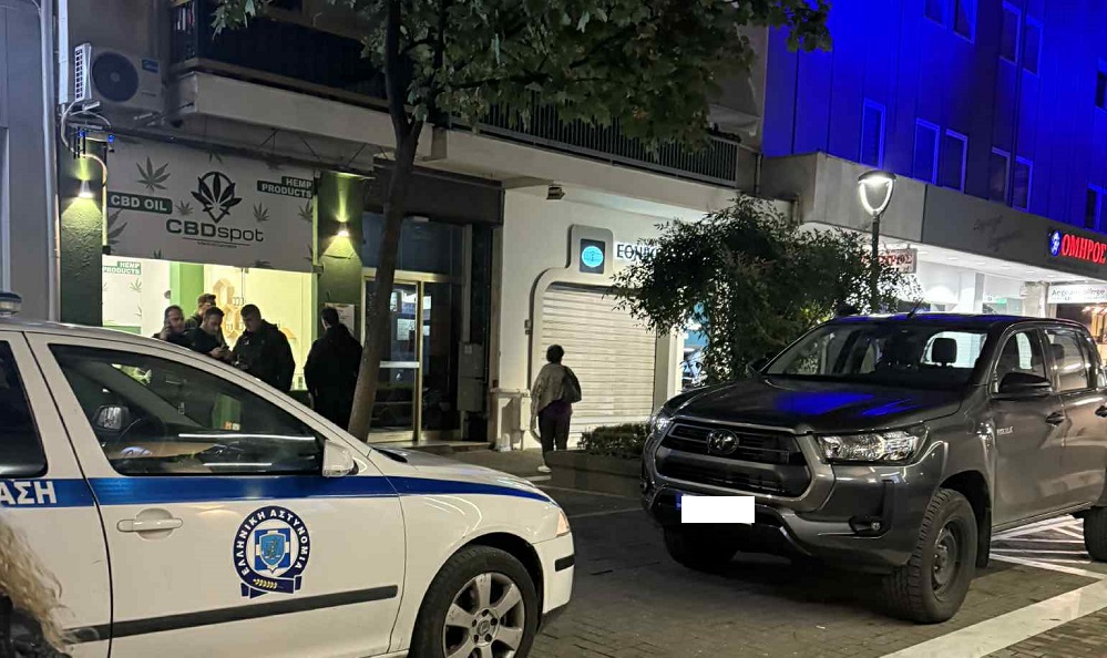 Διάρρηξη σε κατάστημα φαρμακευτικής κάνναβης στη Λάρισα
