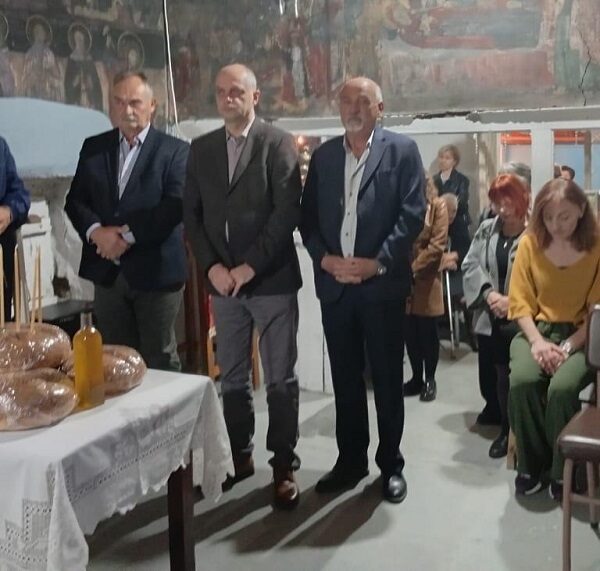 Με τους κατοίκους των Αργυρόμυλων, στον εορτασμό του Αγίου Δημητρίου ο Χρήστος Καπετάνος
