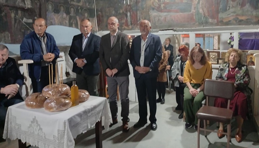 Με τους κατοίκους των Αργυρόμυλων, στον εορτασμό του Αγίου Δημητρίου ο Χρήστος Καπετάνος