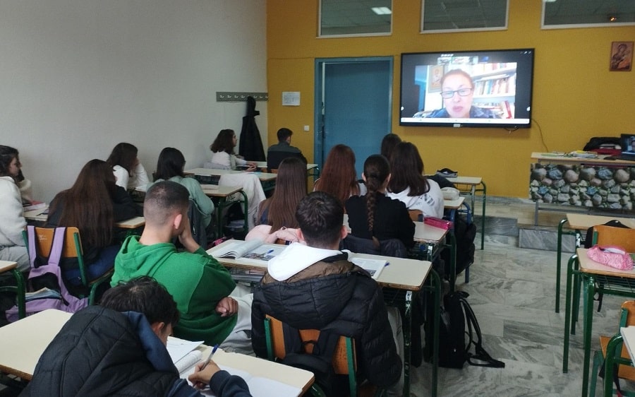 Το 12ο ΓΕΛ Λάρισας σε διαδικτυακή συνάντηση με συγγραφέα