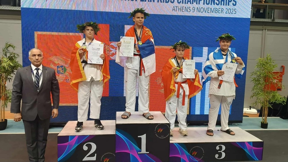 Πανευρωπαϊκές διακρίσεις για τον ΑΟ ΤΑΕ ΚΒΟ ΝΤΟ “ΕΥΖΗΝ” Αμπελώνα στο European Cadets & Kids Championship 2025
