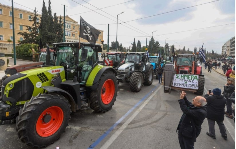 Απόβαση αγροτών σήμερα στην Αθήνα