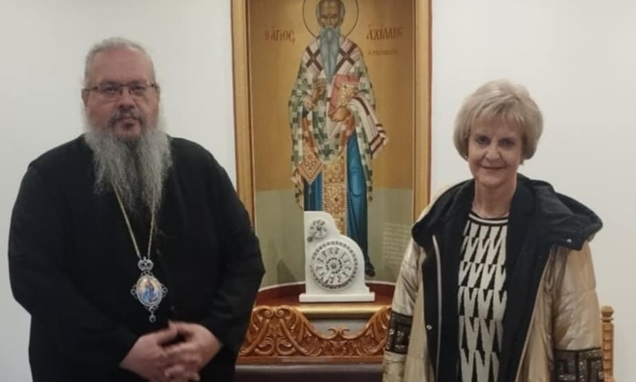 Με τον μητροπολίτη Λάρισας και Τυρνάβου συναντήθηκε η Δέσποινα Μίγα-Κατσογιάννη