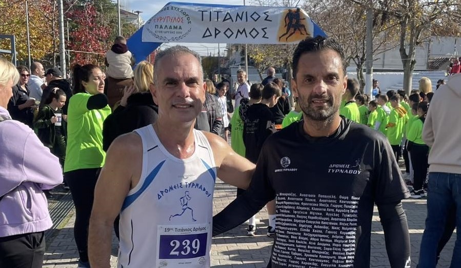 Διακρίσεις για τον Ιωάννη Ταμπόση και τον Βαγγέλη Ντέλα στον Τιτάνιο δρόμο του Παλαμά
