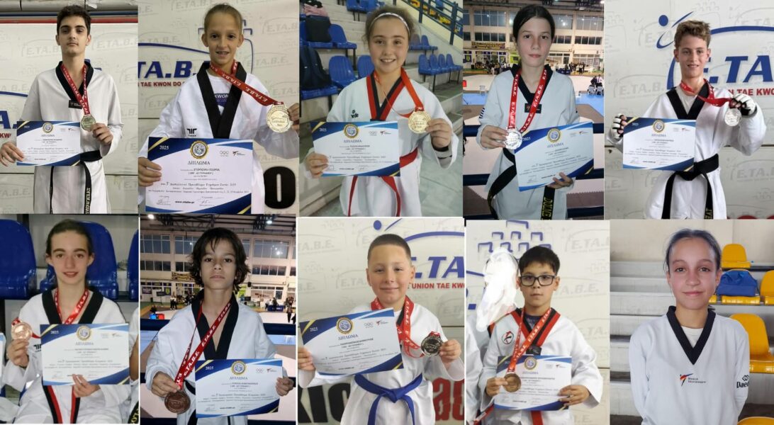 9 μετάλλια ο Α. Ο. ΤΑΕ ΚΒΟ ΝΤΟ Τυρνάβου στο 3ο προκριματικό της ΕΤΑΒΕ