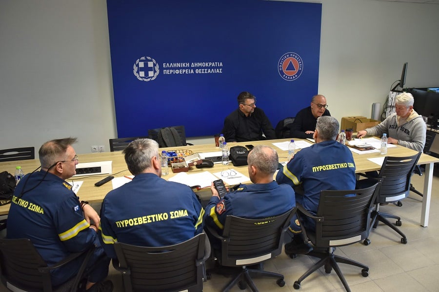 Άσκηση Πολιτικής Προστασίας για πλημμυρικά φαινόμενα στην Περιφέρεια Θεσσαλίας