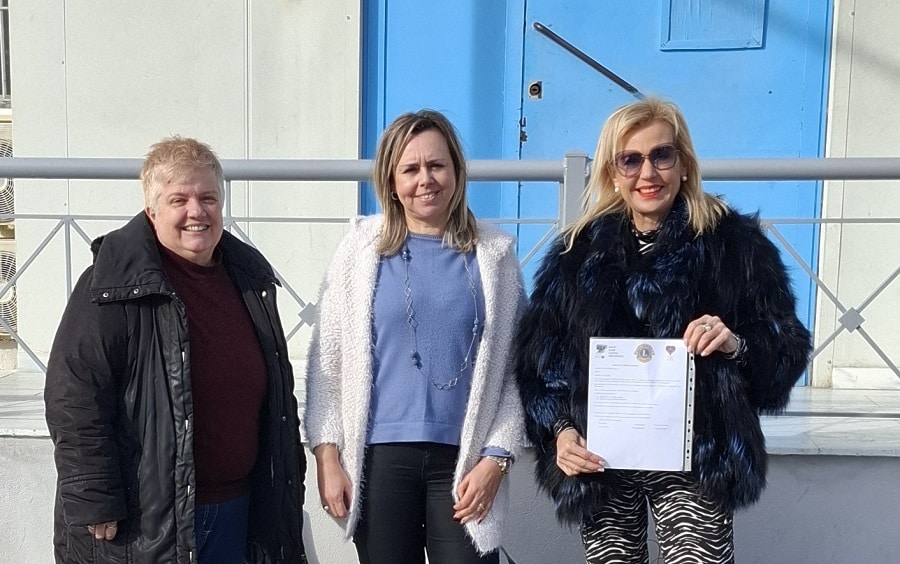 Οι Lions της Λάρισας προσφέρουν είδη υπόδησης στο Σωφρονίστικο Κατάστημα της πόλης