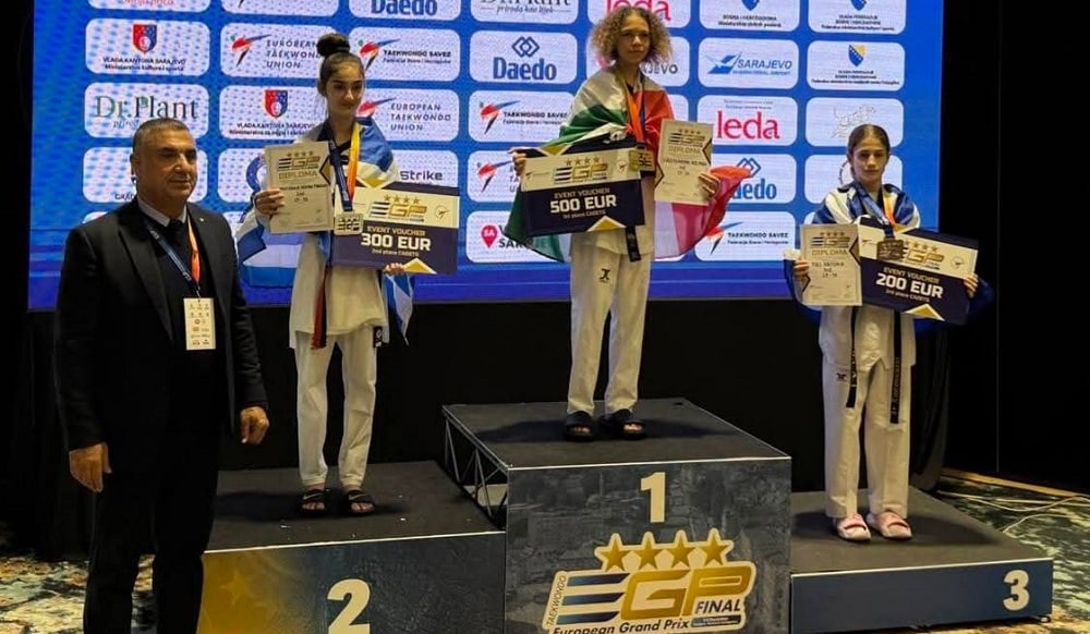 Χάλκινη στο FINAL GRAND PRIX στο Sarajevo η Αντωνία Τόλη του Α.Ο. Τυρνάβου ΤΑΕ ΚΒΟ ΝΤΟ