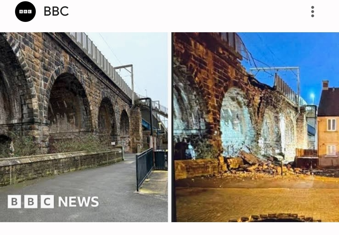 Ψεύτικη εικόνα κατεστραμμένης γέφυρας προκάλεσε ακυρώσεις και καθυστερήσεις τρένων στη Βρετανία