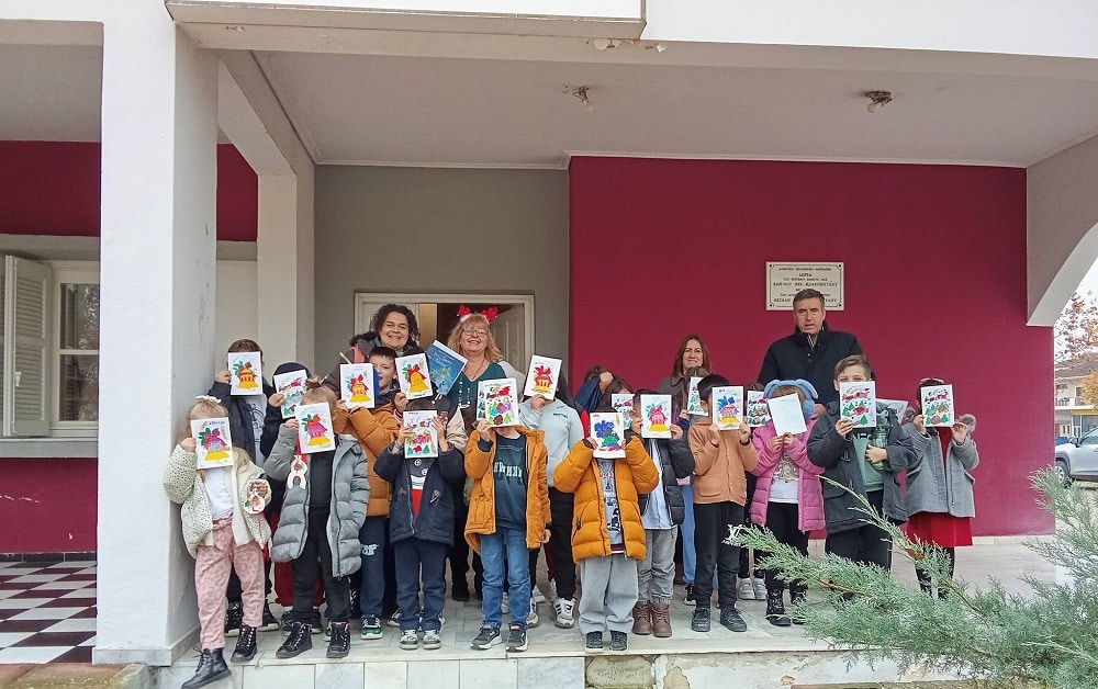 Χριστουγεννιάτικη εκδήλωση στη Δημοτική Βιβλιοθήκη Αμπελώνα