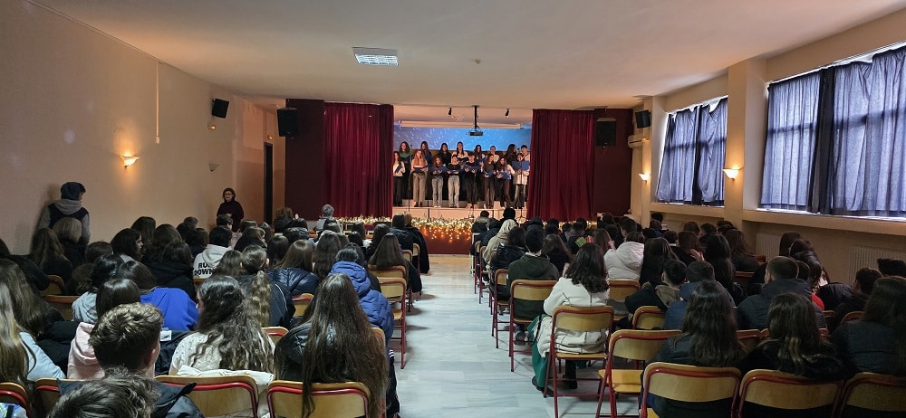 Χριστουγεννιάτικη Γιορτή στο Γυμνάσιο Αμπελώνα