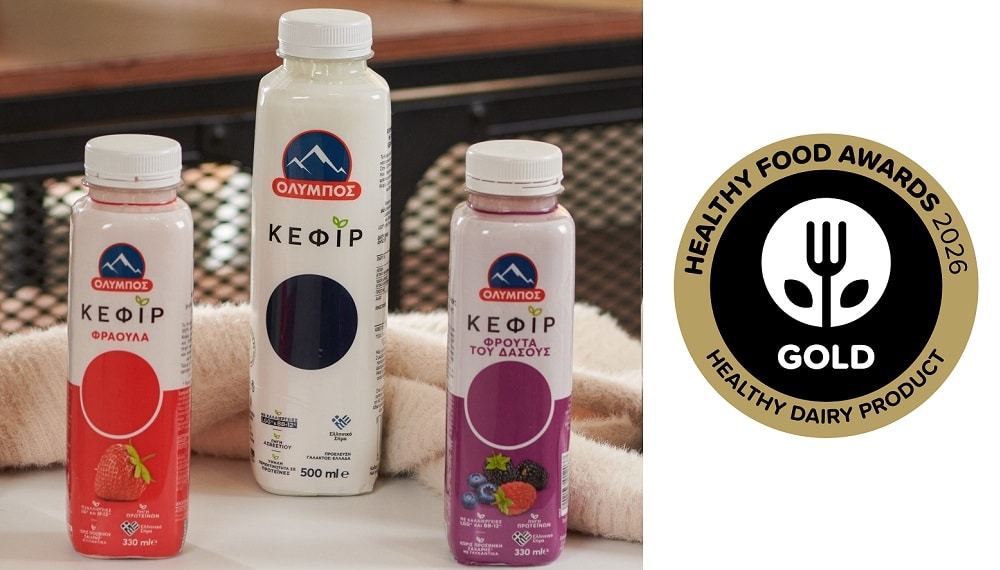 GOLD βραβείο για το Κεφίρ ΟΛΥΜΠΟΣ στα Healthy Food & Bio Food Awards 2026