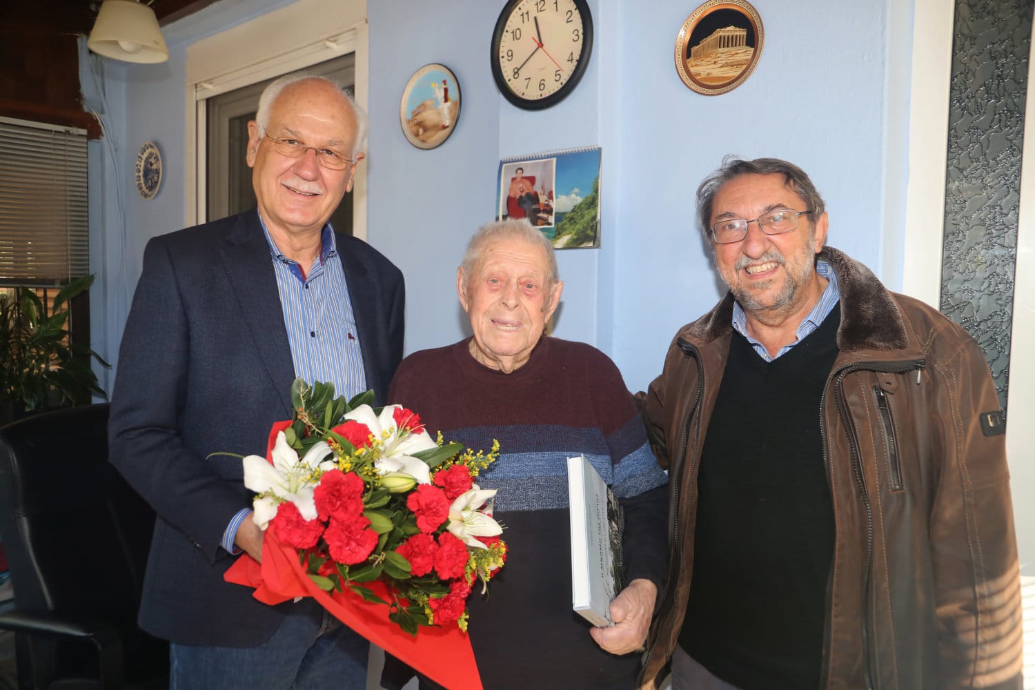 Η Συμπράταξη Λαρισαίων αποχαιρετά τον ήρωα της Εθνικής Αντίστασης Θανάση Ριζάκη