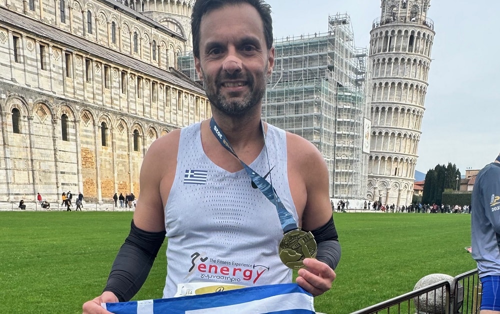 Τερμάτισε στον Μαραθώνιο της Πίζας ο Τυρναβίτης δρομέας Ιωάννης Ταμπόσης