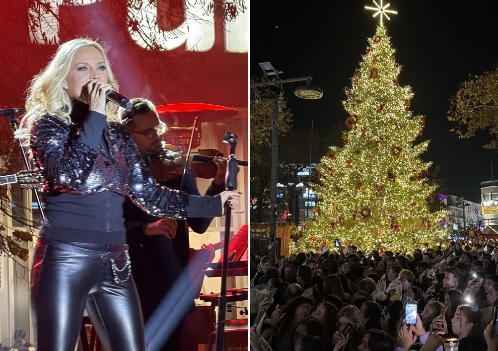 Η Πέγκυ Ζήνα έδωσε το σύνθημα για να μπει η Λάρισα σε ρυθμούς Χριστουγέννων – Πρωτοχρονιάς