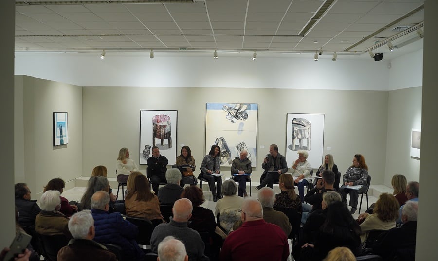 Βραδιά ποίησης του Χρήστου Σαμαρά στην Πινακοθήκη Λάρισας