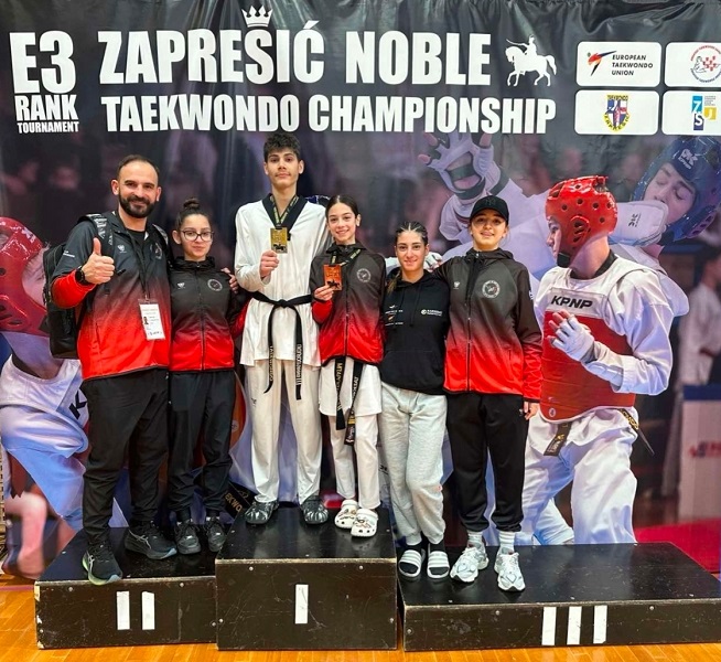 Χρυσό μετάλλιο για τον “ΕΥΖΗΝ” Αμπελώνα, στο διεθνές E3 Rank Tournament στο Ζάγκρεμπ.