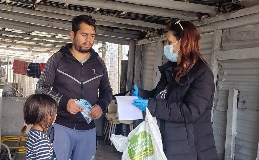 Ενημέρωση του πληθυσμού Ρομά για την προστασία από τον Ιό της Γρίπης Α