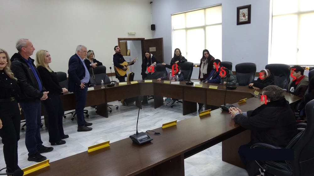 Κάλαντα από Άτομα με Ειδικές Ανάγκες στον Δήμαρχο Κιλελέρ