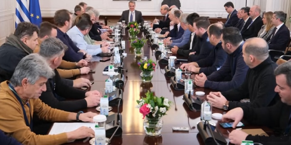 Η δήλωση Μητσοτάκη για τη συνάντησή του με αγρότες