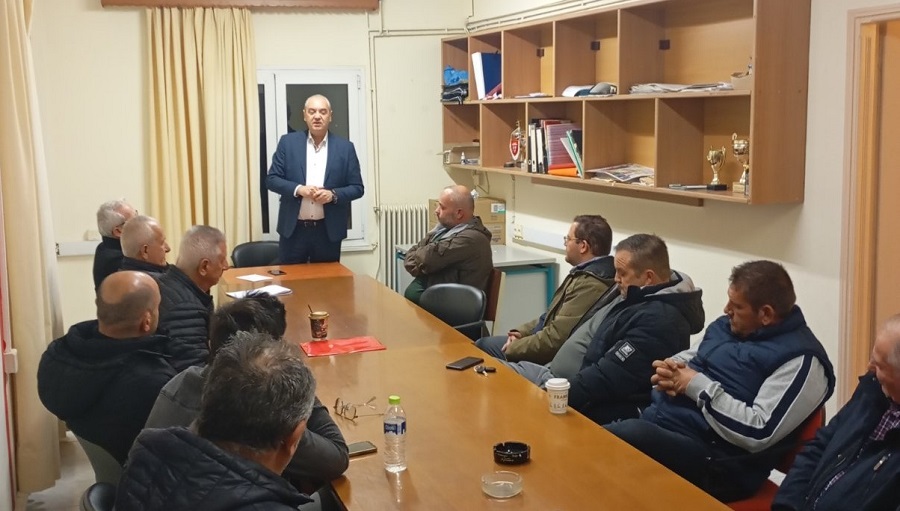 Στη Δ.Ε. Ποταμιάς ο δήμαρχος Ελασσόνας