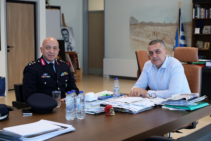 Εθιμοτυπική επίσκεψη του Γε.Π.Α.Δ. Θεσσαλίας στον Περιφερειάρχη Δ. Κουρέτα