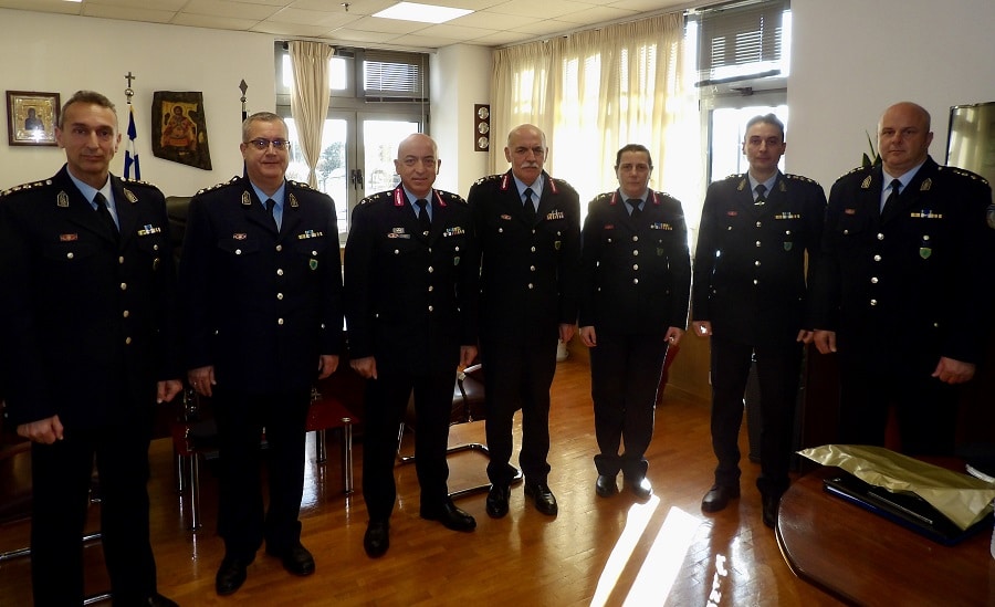 Ο Α΄ Υπαρχηγός της ΕΛΑΣ Αντιστράτηγος Παναγιώτης Πούπουζας στη Γε.Π.Α.Δ. Θεσσαλίας