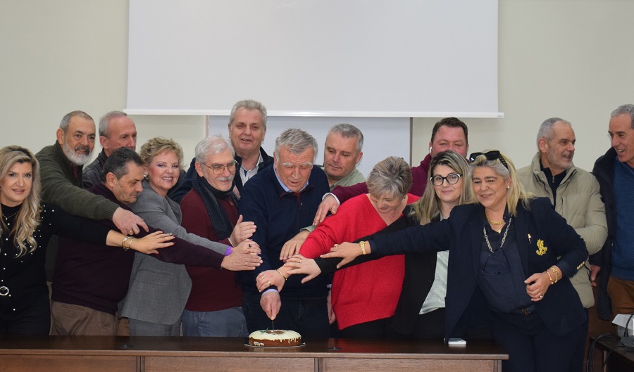 Η πρωτοχρονιάτικη πίτα των υπαλλήλων του Δήμου Κιλελέρ