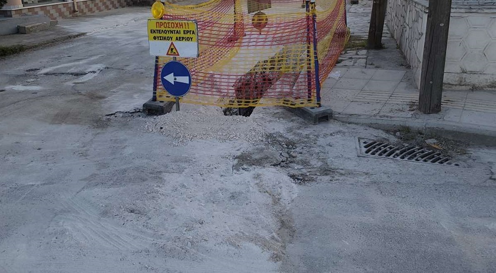 Και που να είχε γίνει η ασφαλτόστρωση…