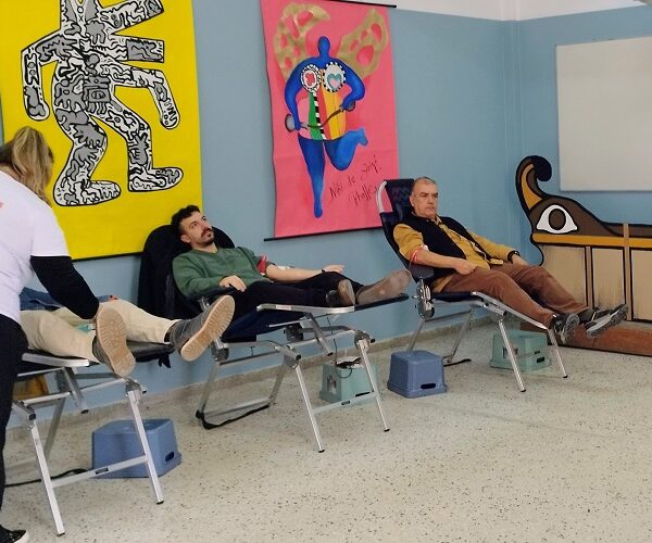 Εθελοντική Αιμοδοσία στο 4ο Γυμνάσιο Λάρισας