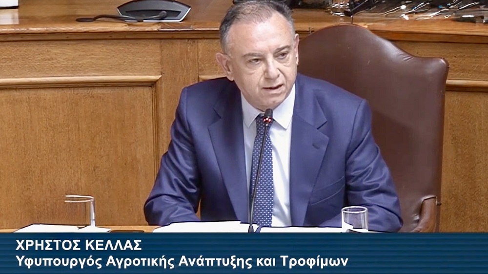 Χρ. Κέλλας στη Βουλή: Στήριξη αγροτών με επιδότηση καυσίμων και έκτακτες ενισχύσεις