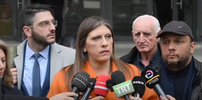 Οι δηλώσεις της Ζωής Κωνσταντοπούλου έξω από τα δικαστήρια της Λάρισας για τη δίκη για τα χαμένα βίντεο